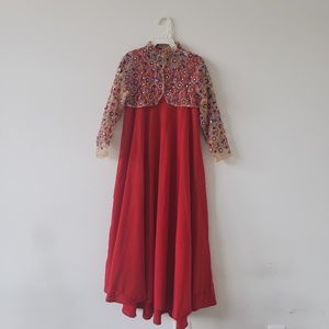 Semi-Formal Red Maxi Dress